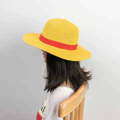 Anime One Piece Cosplay Luffy Sombrero de Paja