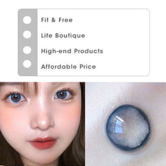 Blue Whale Contact Lenses(12 months wear)