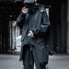 Dark Functional Patchwork Jacket