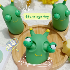 Pop-eyed Green Larvae Decompress Toy