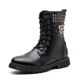 Punk Studded Leather Shoes