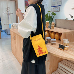 Creative Personality Printed Shoulder Bag