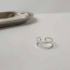 Anillo ajustable estilo retro