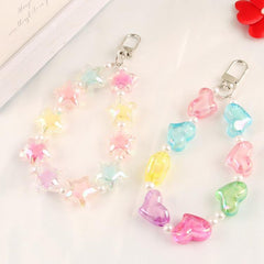 Llavero de amor de color caramelo