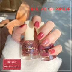 Esmalte de uñas combinado de 2 botellas