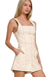Zenana Tie Back Romper