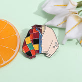 Personalized Patchwork Jacket Style Pins