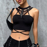 Top halter Enigmatic Darkness