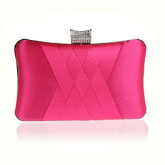 / Event Clutch PU Party Wedding Silk Leather Bags