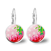 Kawaii Anime Round Earrings