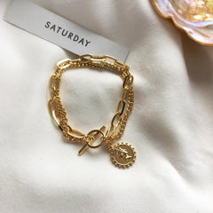 Süßes Punk Retro Portrait Armband