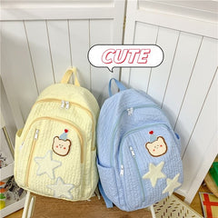 Süße Mädchen Bär Sterne Rucksack