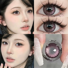 Charming Pink Purple 14.5mm Contact Lenses(6months wear)