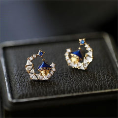 Mondschloss Märchen Ohrringe