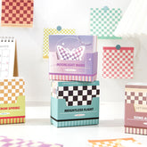 Letter Month Poetry Checkerboard Memo