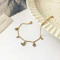 Pulsera de mariposa dulce kawaii