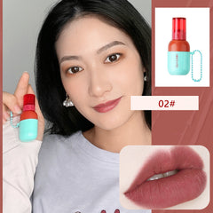 Mini llavero de brillo labial