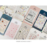 Pegatinas de uñas con dibujos animados