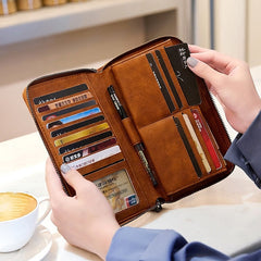 Leather Daily Wallet Bag PU  Phone Outdoor Mobile