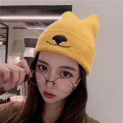 Sweet Cute Cat Ear Woolen Hat