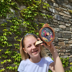 Caleidoscopio de madera