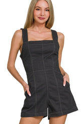 Zenana Tie Back Romper