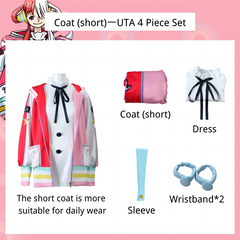 One Piece Uta-Cosplay Costume Set