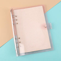 6 Ring Binder Flower Button Cover