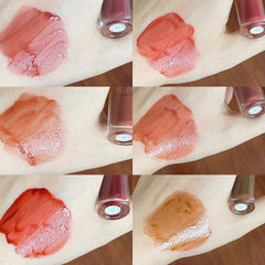 Brillo de labios con lentes perlados Hello Style