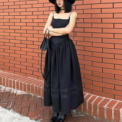 Gothic Elegant Corset Maxi Dress