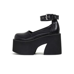 Gothic Lolita Ankle Strap Platform Mary Janes