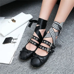 Gothic Punk Ballet Flats