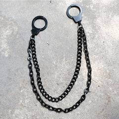 Gothic Punk Handcuff Pant Chain