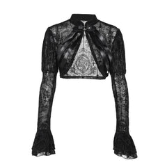 Gothic Retro Lace Bolero Jacket