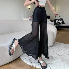 Gothic Romance Hose mit Rüschensaum