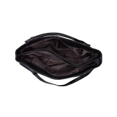 Handtasche aus Kunstleder mit Gothic-Totenkopf-Muster