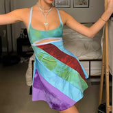 Grace Sheath Patchwork Dress