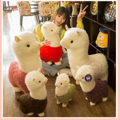 hot selling lovely alpacas plush toys cute alpacas dolls sleeping pillow Birthday present Children's day gift