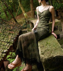 Vestido de hada del bosque Whimsigoth de Windy Dance