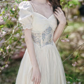 Vestido romántico Royalcore de estilo vintage Grace Pearl