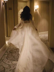 Vestido romántico de cola larga Royalcore Drifting in The Breeze