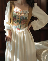 Vestido bustier Cottagecore de bruja de Devina Cottage