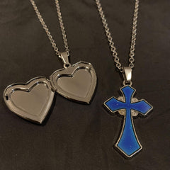 COLLAR DE CADENA QUE CAMBIA DE COLOR CON TEMPERATURA DE LOS 90