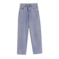 90er Jahre Ästhetik Blau verwaschen Oversize Baggy Jeans