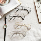 Gafas transparentes de aviador