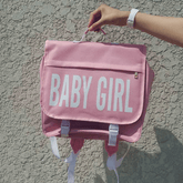 Baby Girl Pink Black College Backpack