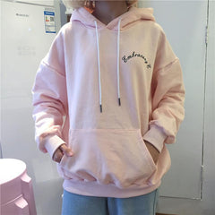 Langarm-Kapuzenpullover mit Vintage-Angels-Dame-Aquarell-Print