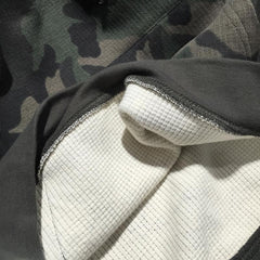 Sudadera con capucha extragrande con estampado de camuflaje