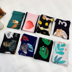 Chiffon-Schal mit süßem Meme-Motiv, leicht, klein