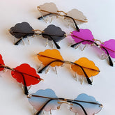 Cloud Shaped Tumblr Lightning Tassel Sunglasses